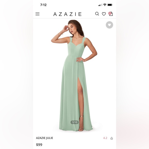Azazie Dresses & Skirts - 💚✨NWT Formal Gown/Bridesmaid/Wedding Guest✨💚